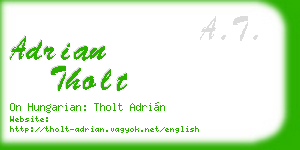 adrian tholt business card